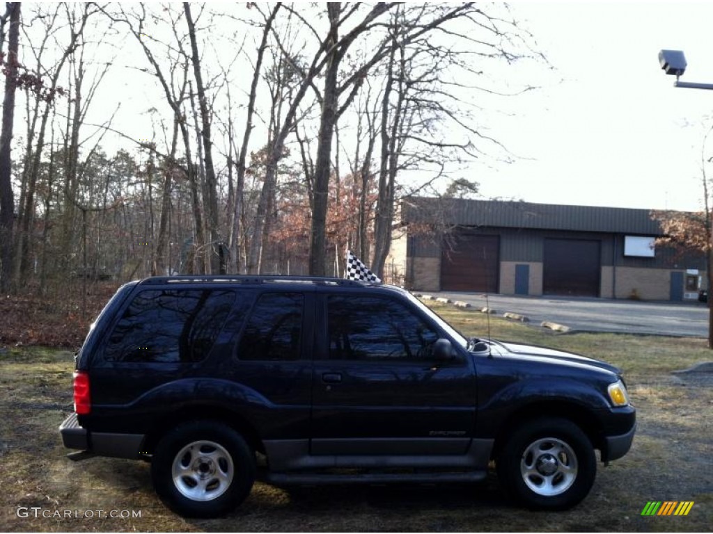 2001 Explorer Sport 4x4 - Deep Wedgewood Blue Metallic / Dark Graphite photo #8