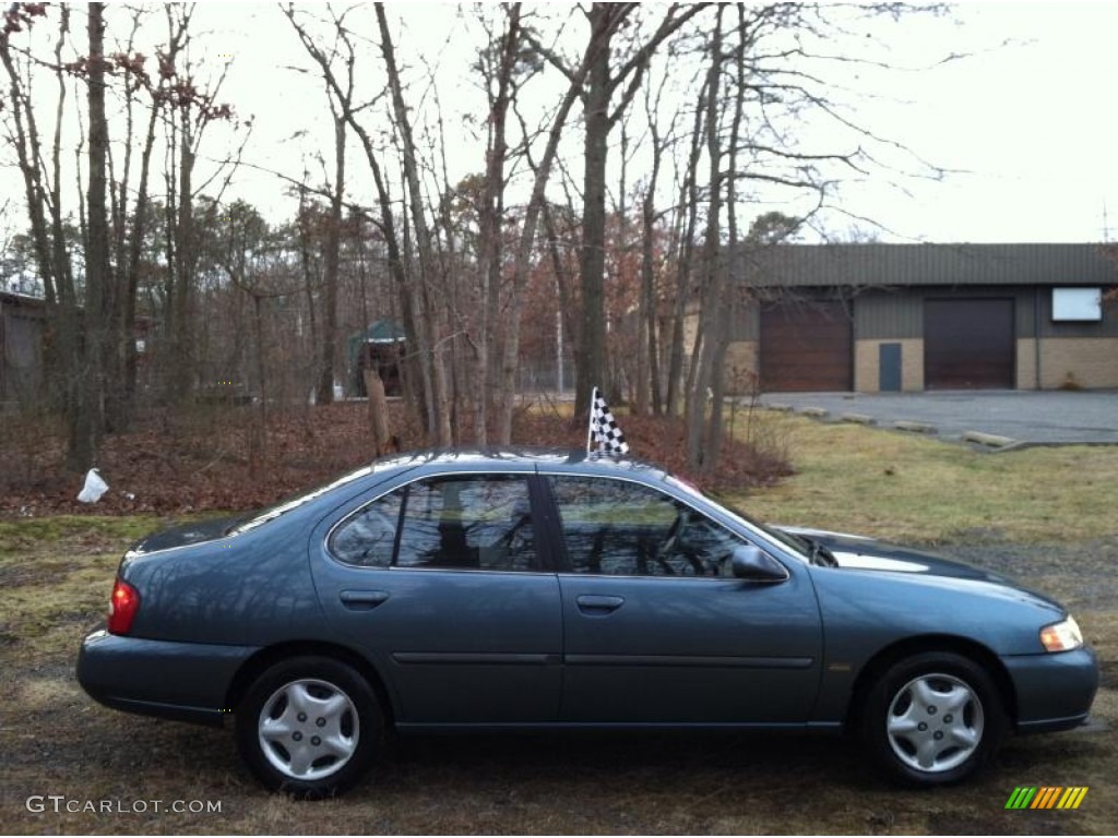 2001 Altima GXE - Opal Blue Metallic / Dusk photo #8