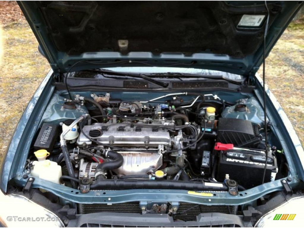 2001 Altima GXE - Opal Blue Metallic / Dusk photo #9