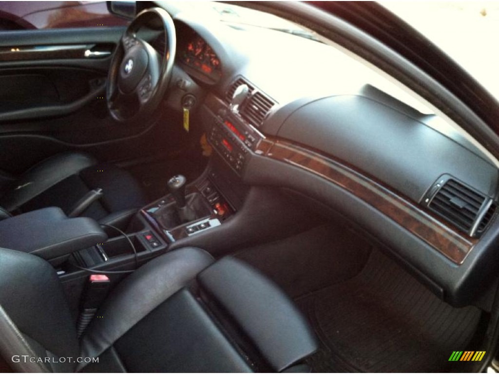 2002 3 Series 325i Sedan - Jet Black / Black photo #19