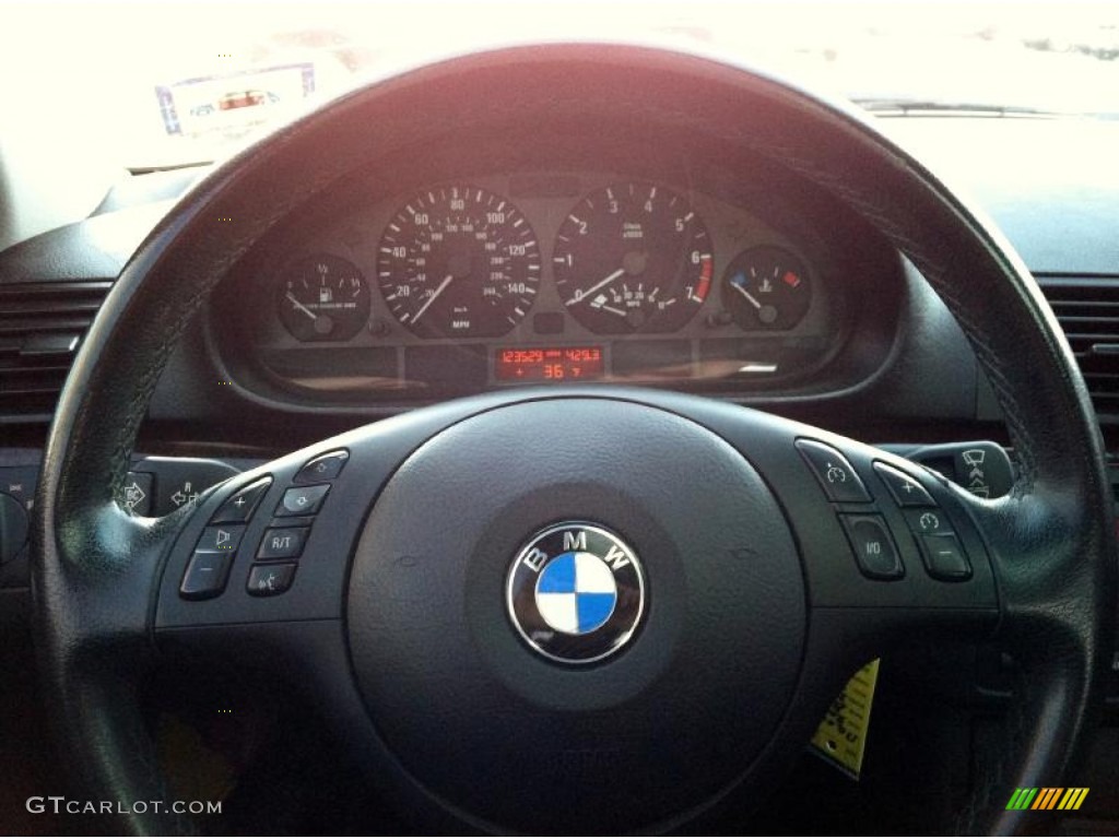 2002 3 Series 325i Sedan - Jet Black / Black photo #27