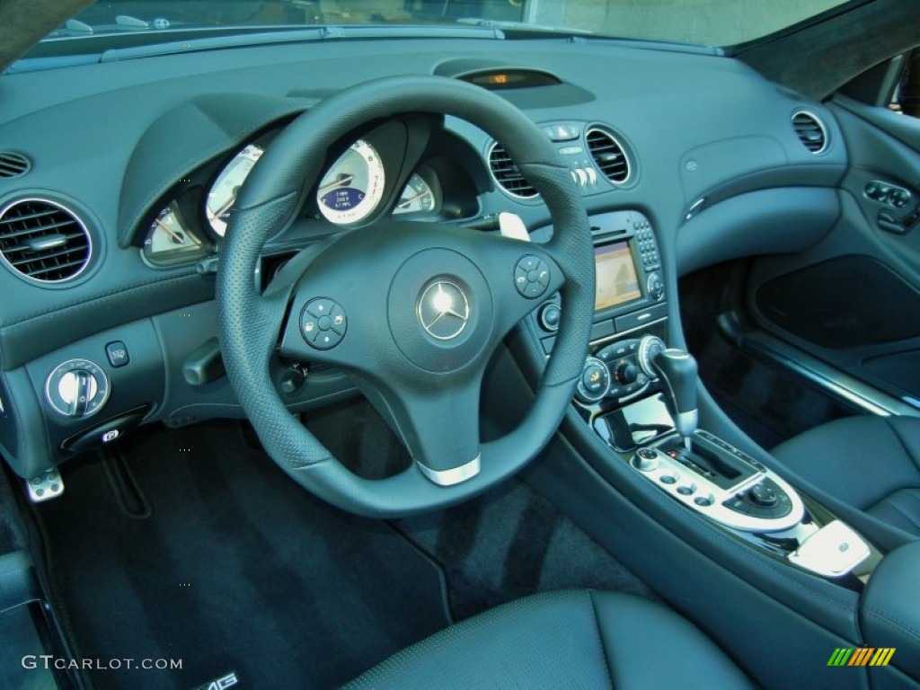 2009 Mercedes-Benz SL 63 AMG Roadster AMG Black Dashboard Photo #59887748