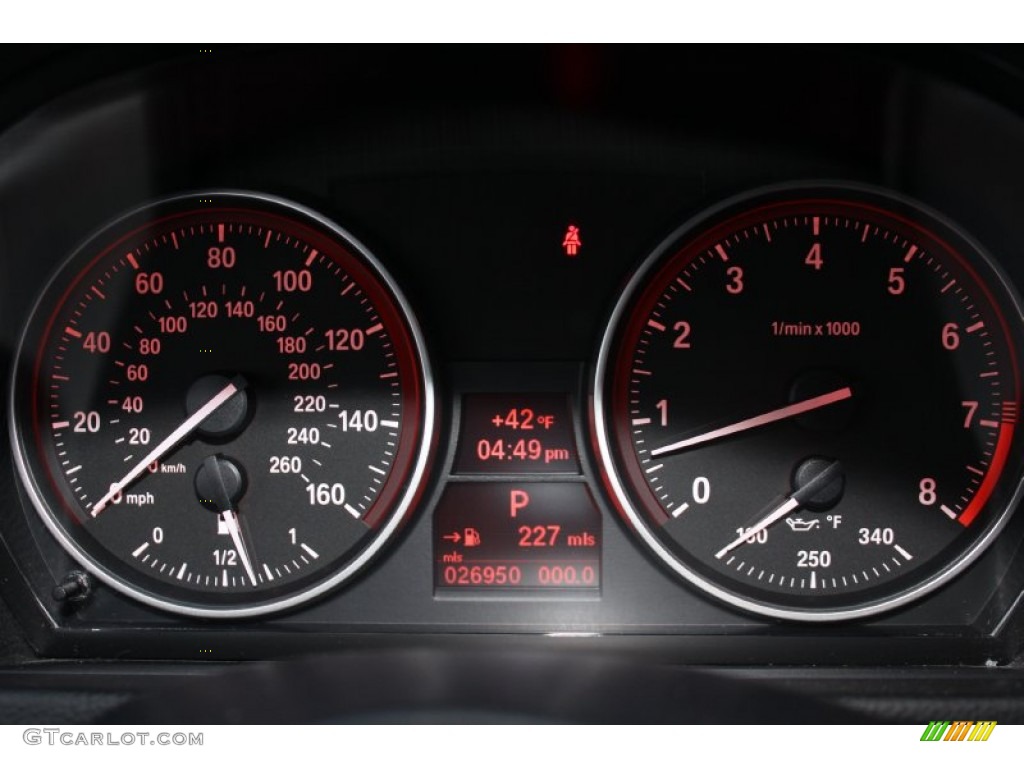 2010 BMW 3 Series 335i xDrive Coupe Gauges Photo #59887808