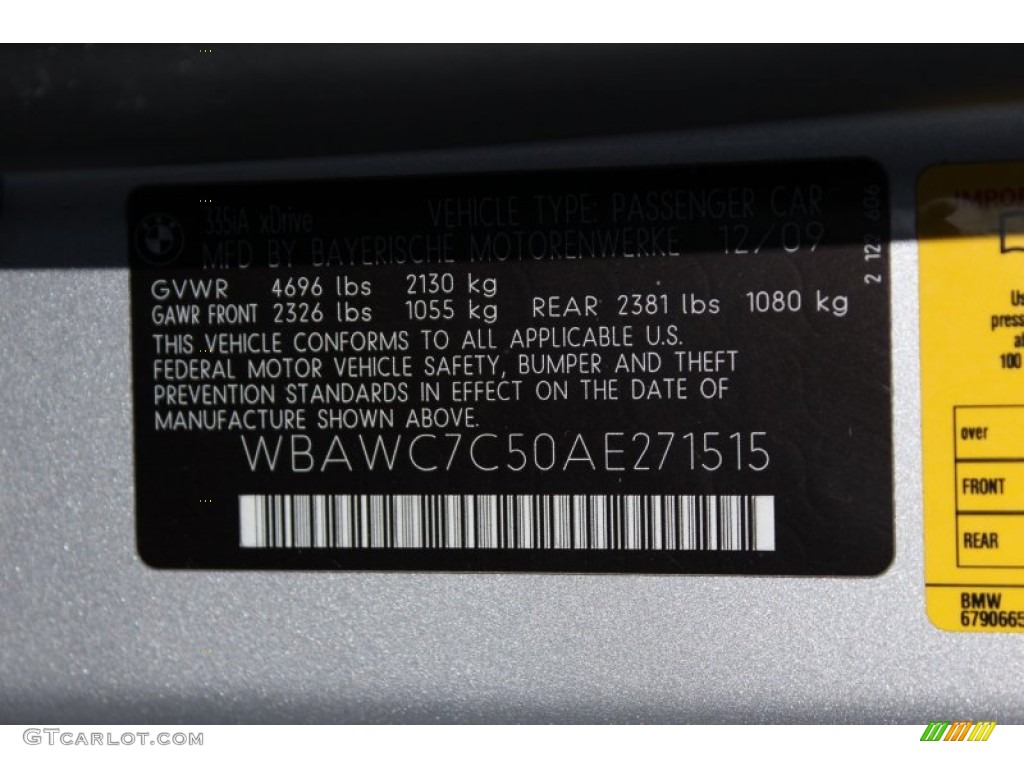 2010 3 Series 335i xDrive Coupe - Titanium Silver Metallic / Gray Dakota Leather photo #32