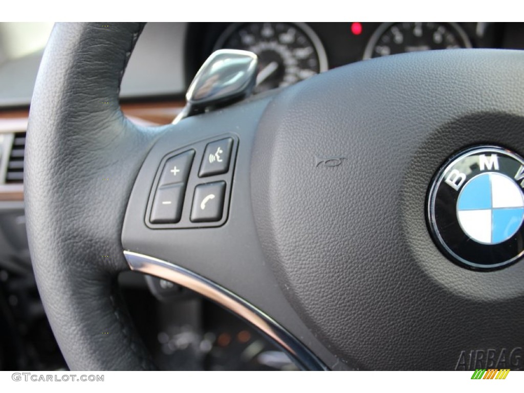 2009 3 Series 335xi Coupe - Black Sapphire Metallic / Black photo #15