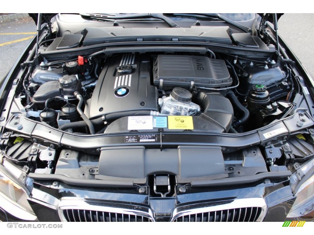 2009 3 Series 335xi Coupe - Black Sapphire Metallic / Black photo #27