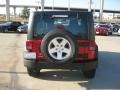 2011 Flame Red Jeep Wrangler Sport 4x4  photo #4