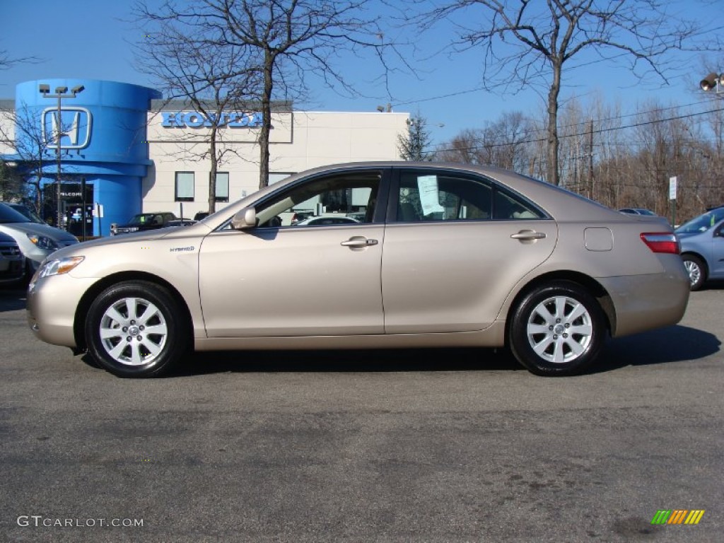 2008 Camry Hybrid - Desert Sand Mica / Bisque photo #1