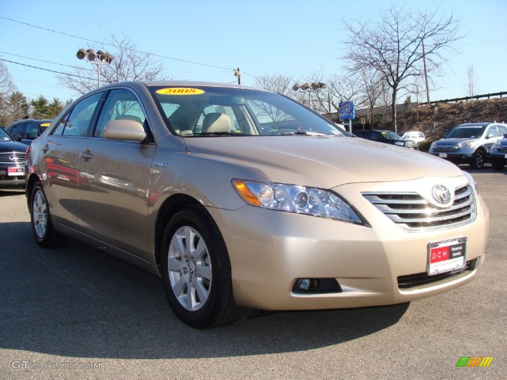 2008 Camry Hybrid - Desert Sand Mica / Bisque photo #8