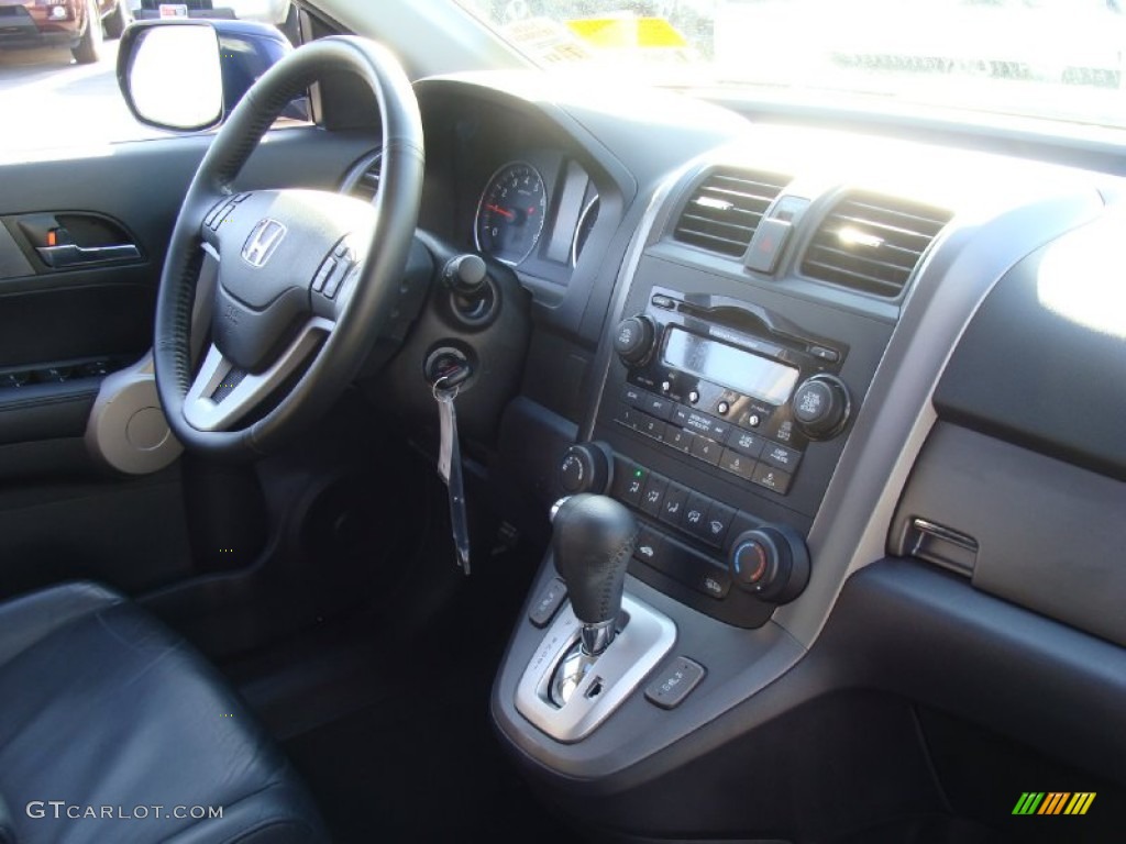 2007 CR-V EX-L 4WD - Royal Blue Pearl / Black photo #16