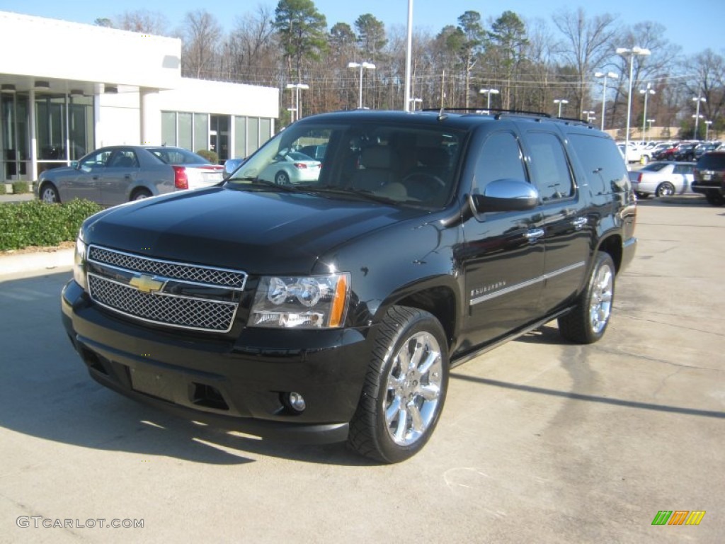 Black 2009 Chevrolet Suburban LTZ Exterior Photo #59891492