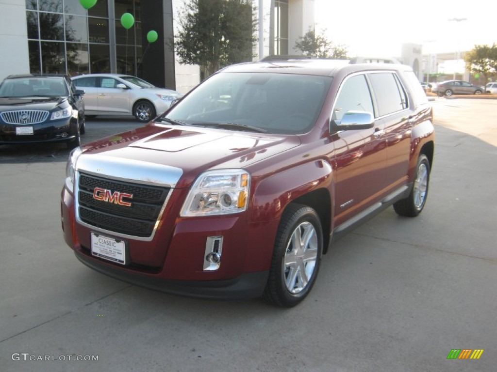 2012 Terrain SLT - Merlot Jewel Metallic / Jet Black photo #1