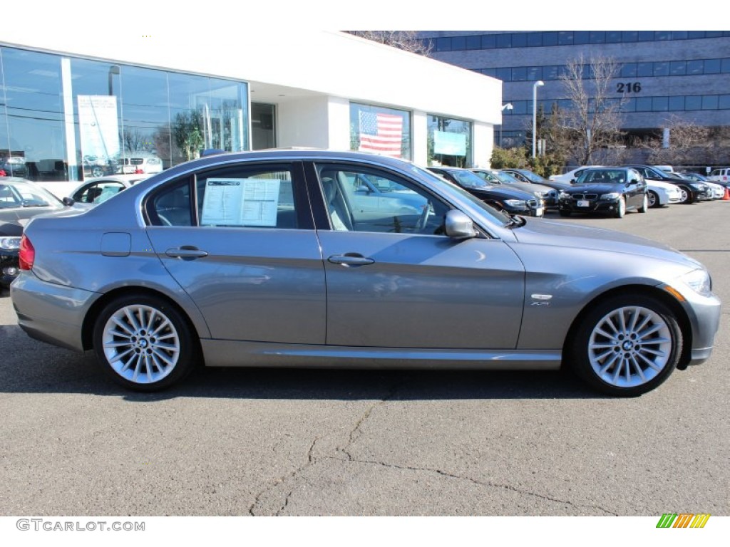 2009 3 Series 335xi Sedan - Space Grey Metallic / Grey photo #4