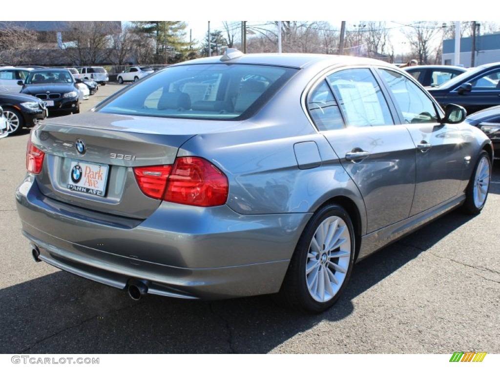 2009 3 Series 335xi Sedan - Space Grey Metallic / Grey photo #5