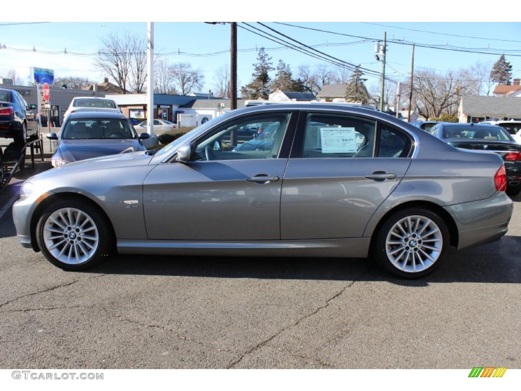 2009 3 Series 335xi Sedan - Space Grey Metallic / Grey photo #8