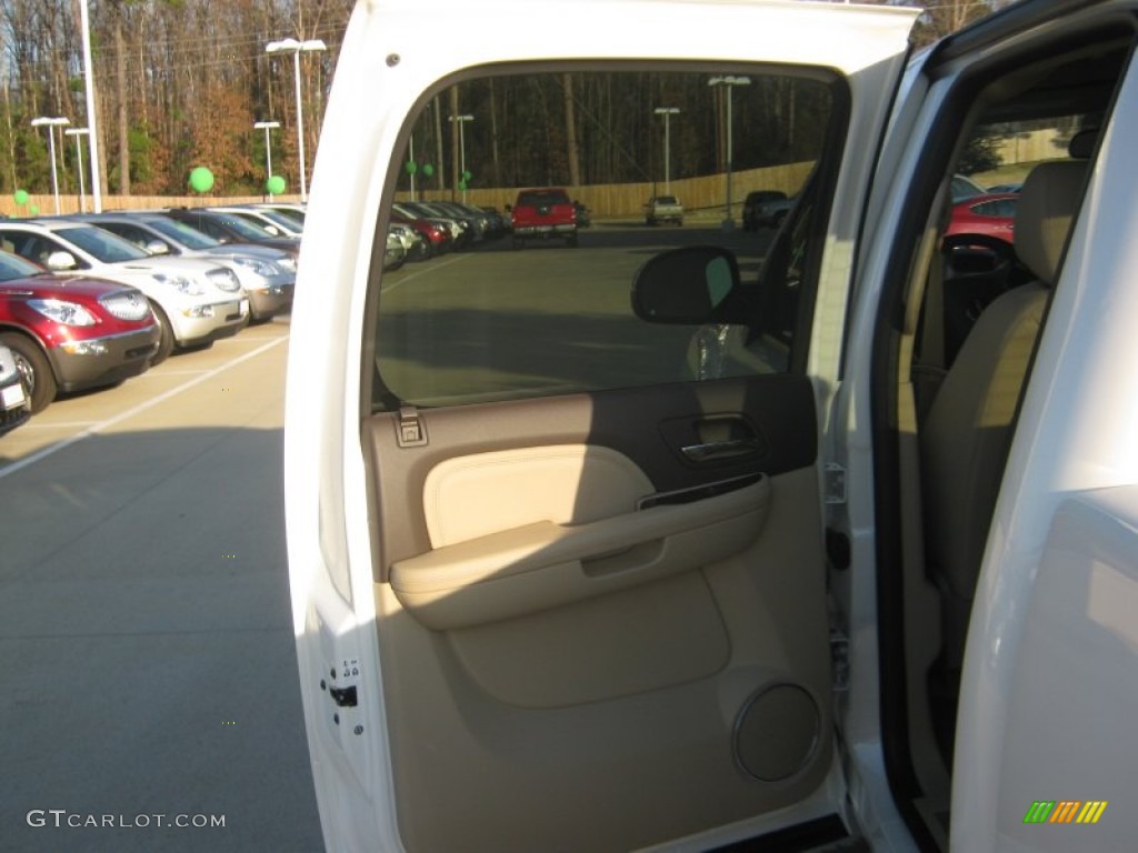 2012 Sierra 1500 Denali Crew Cab 4x4 - White Diamond Tricoat / Cocoa/Light Cashmere photo #16