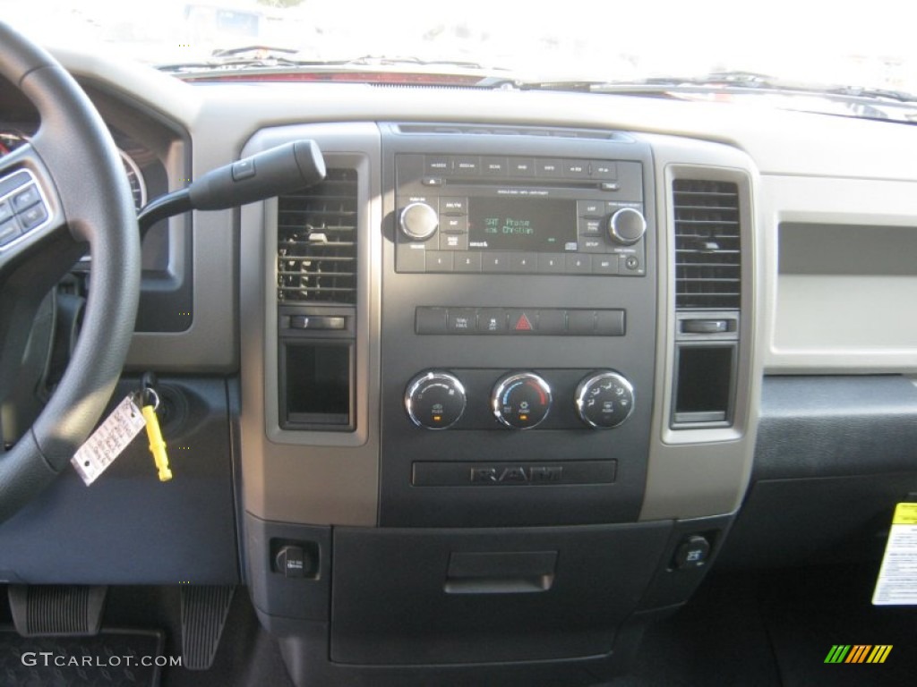 2012 Ram 1500 Express Quad Cab - Deep Cherry Red Crystal Pearl / Dark Slate Gray/Medium Graystone photo #8