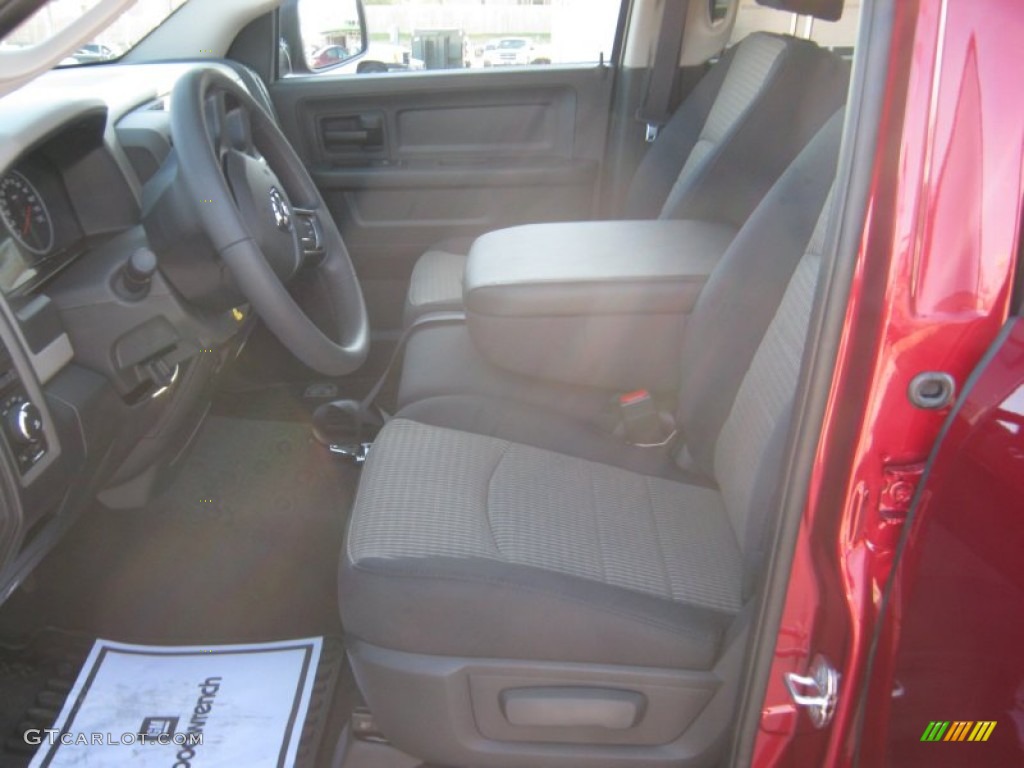 2012 Ram 1500 Express Quad Cab - Deep Cherry Red Crystal Pearl / Dark Slate Gray/Medium Graystone photo #11