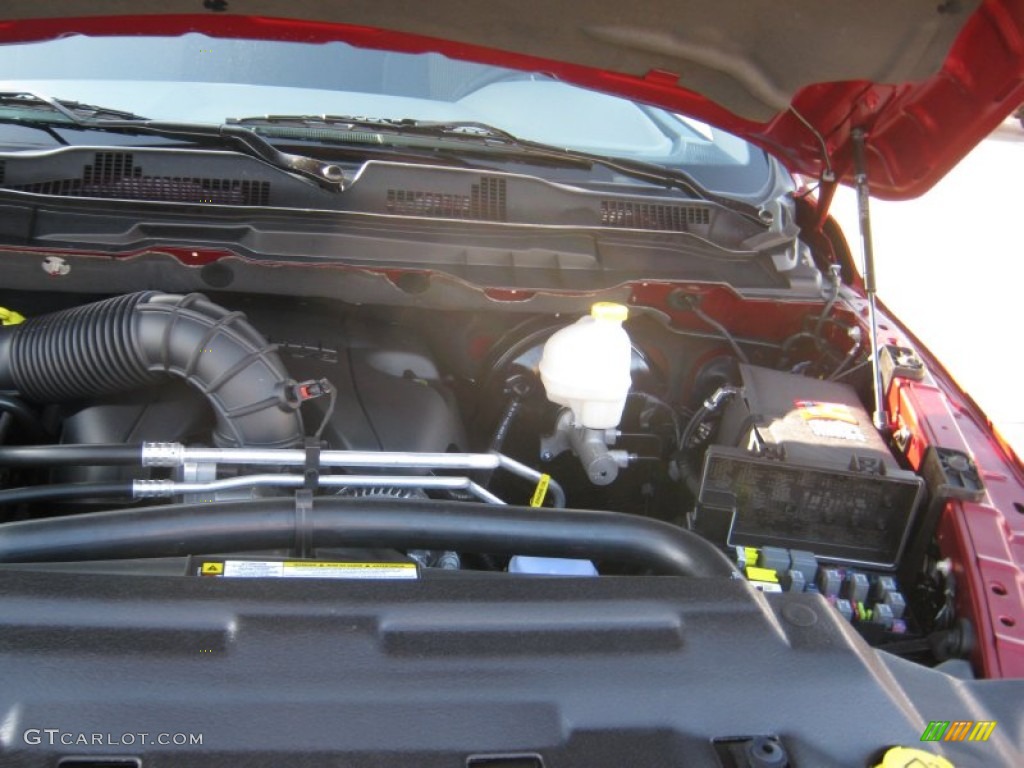 2012 Ram 1500 Express Quad Cab - Deep Cherry Red Crystal Pearl / Dark Slate Gray/Medium Graystone photo #21