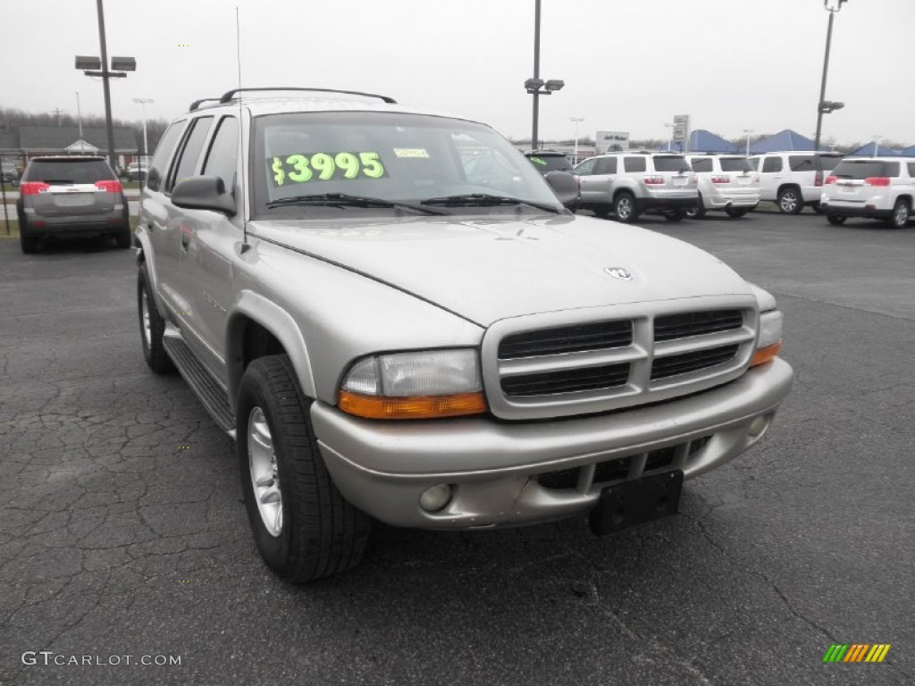 2001 Durango SLT 4x4 - Light Pewter Metallic / Dark Slate Gray photo #2