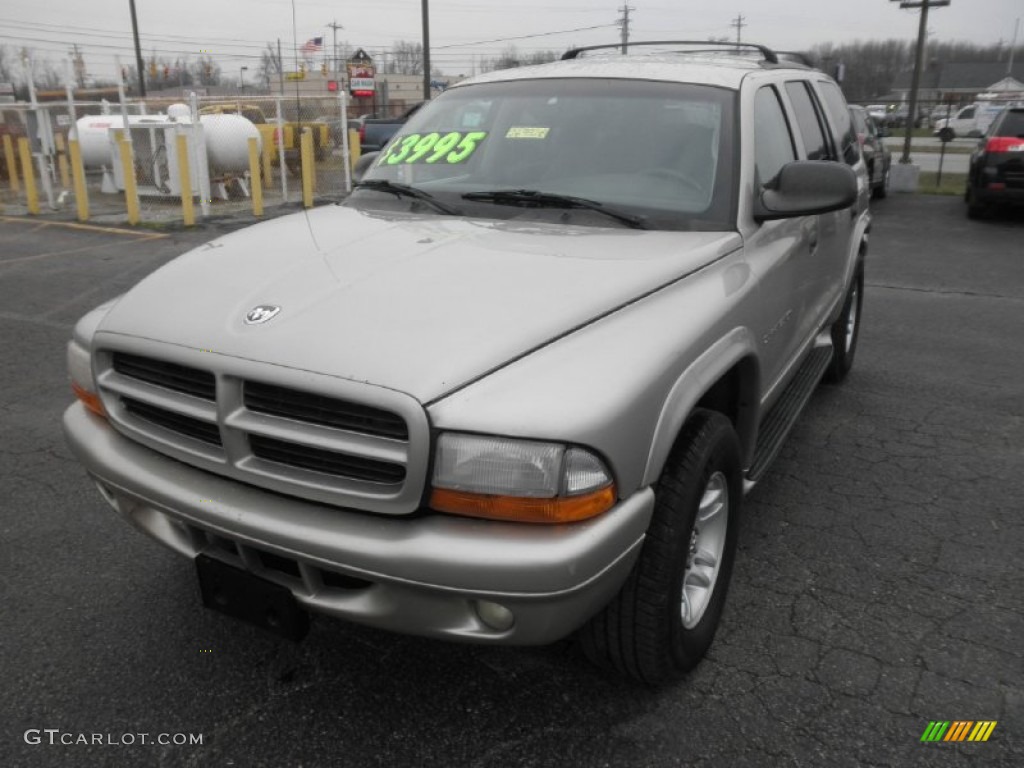 2001 Durango SLT 4x4 - Light Pewter Metallic / Dark Slate Gray photo #3