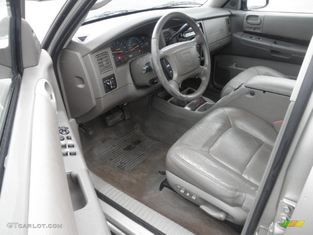 2001 Durango SLT 4x4 - Light Pewter Metallic / Dark Slate Gray photo #6
