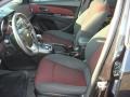 Jet Black/Sport Red 2011 Chevrolet Cruze LT Interior Color