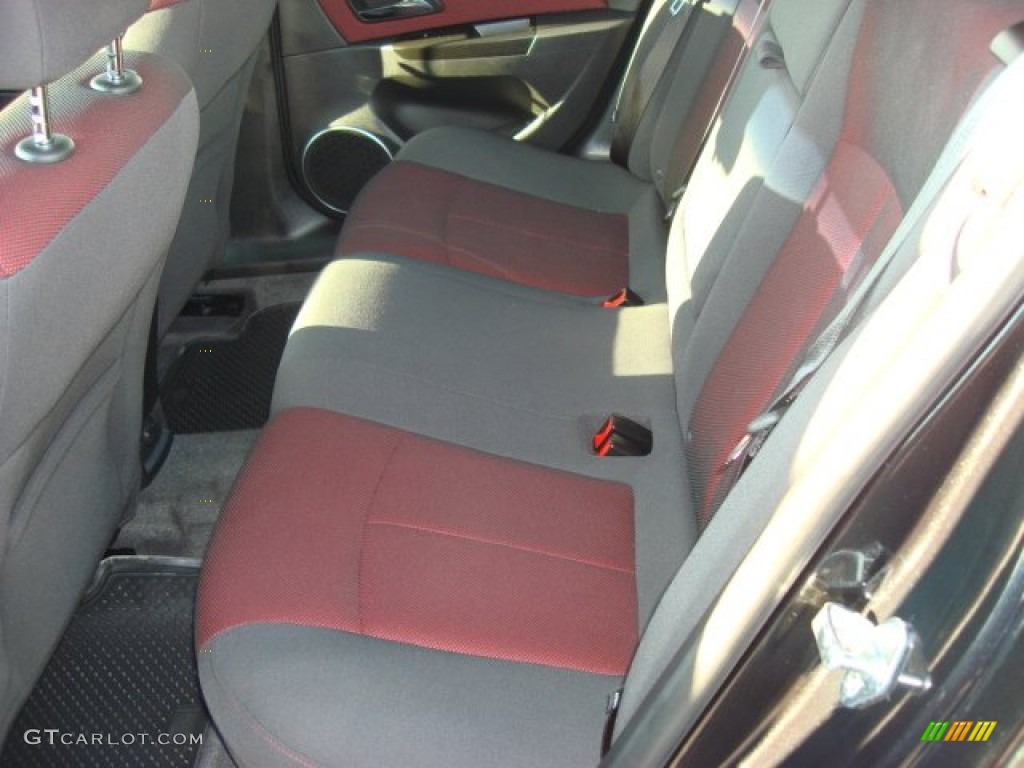 Jet Black/Sport Red Interior 2011 Chevrolet Cruze LT Photo #59896811