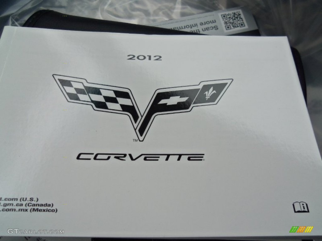 2012 Chevrolet Corvette Centennial Edition Grand Sport Convertible Books/Manuals Photo #59897489