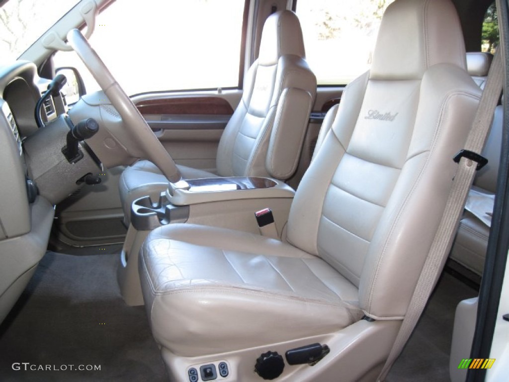 Medium Parchment Interior 2002 Ford Excursion Limited 4x4 Photo #59897612