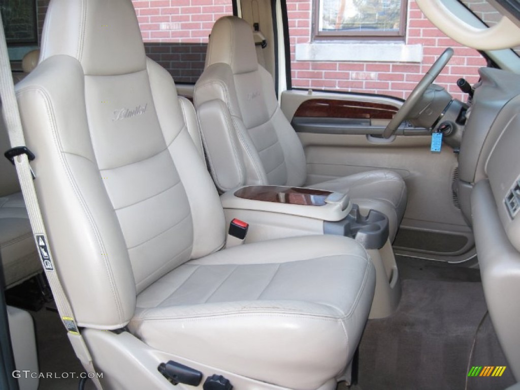 Medium Parchment Interior 2002 Ford Excursion Limited 4x4 Photo #59897621