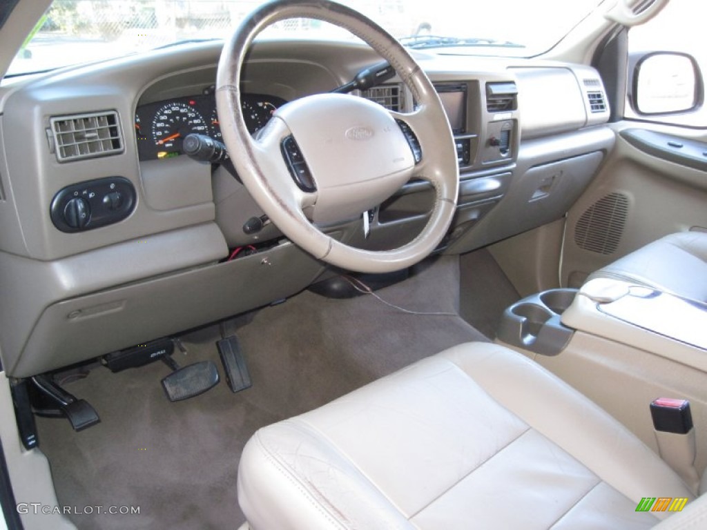 2002 Ford Excursion Limited 4x4 Medium Parchment Dashboard Photo #59897630