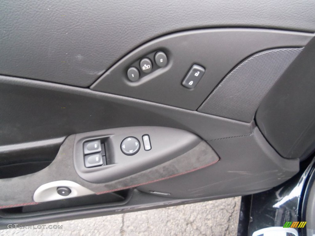 2012 Chevrolet Corvette Centennial Edition Grand Sport Coupe Ebony Door Panel Photo #59897692