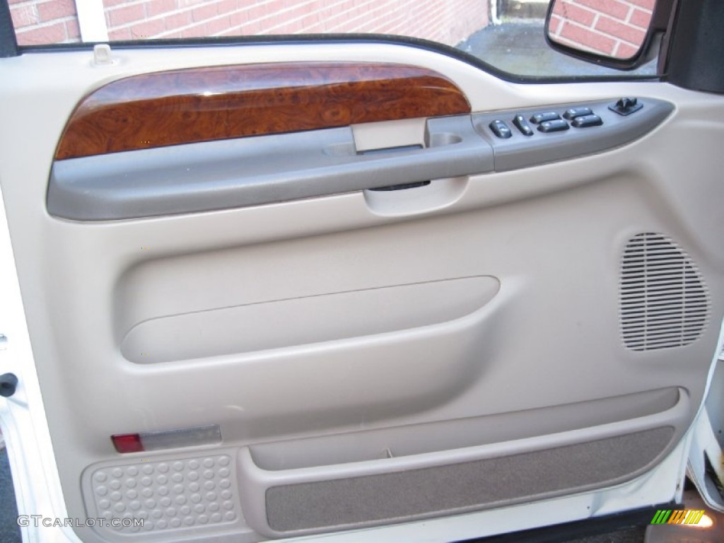 2002 Excursion Limited 4x4 - Oxford White / Medium Parchment photo #31