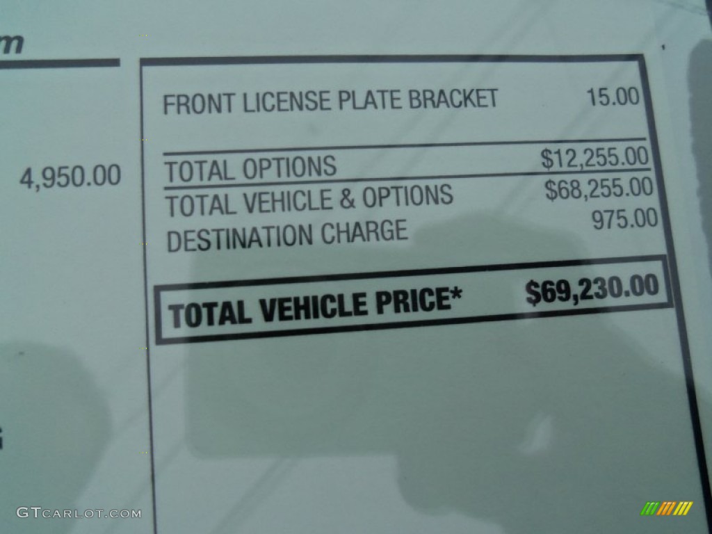 2012 Chevrolet Corvette Centennial Edition Grand Sport Coupe Window Sticker Photo #59897981
