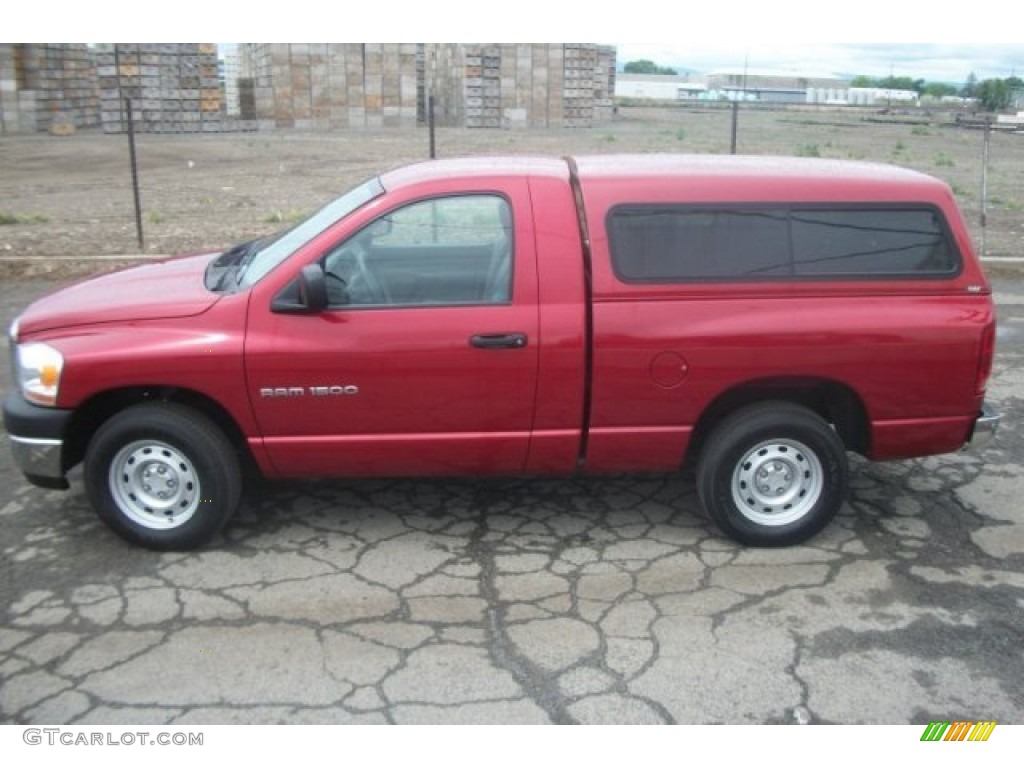 Inferno Red Crystal Pearl 2006 Dodge Ram 1500 SLT Regular Cab Exterior Photo #59898629