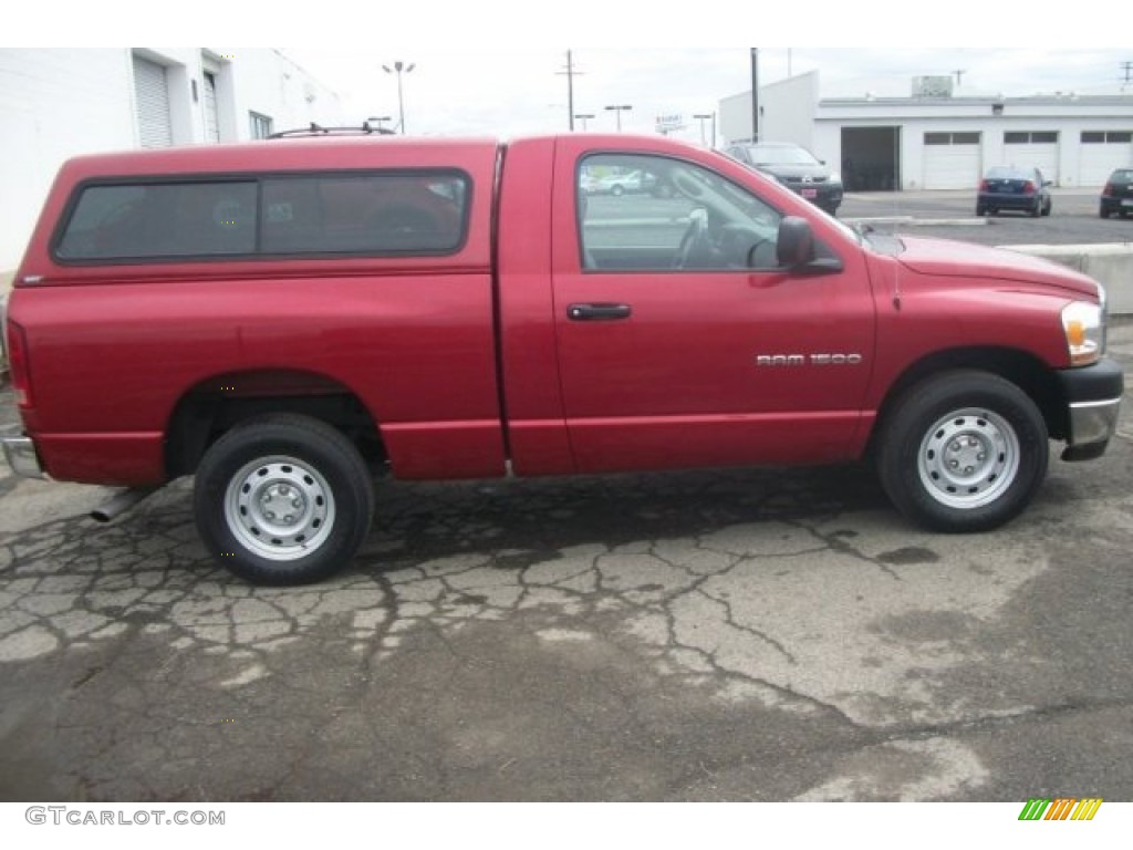 2006 Ram 1500 SLT Regular Cab - Inferno Red Crystal Pearl / Medium Slate Gray photo #5