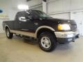 2000 Black Ford F150 Lariat Extended Cab 4x4  photo #3