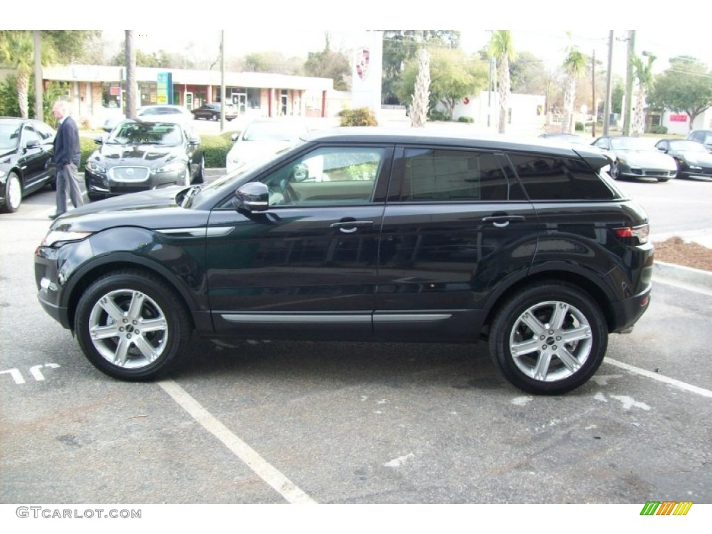 Barolo Black Premium Metallic 2012 Land Rover Range Rover Evoque Pure Exterior Photo #59899310