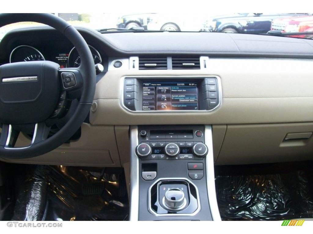 2012 Land Rover Range Rover Evoque Pure Almond/Espresso Dashboard Photo #59899360