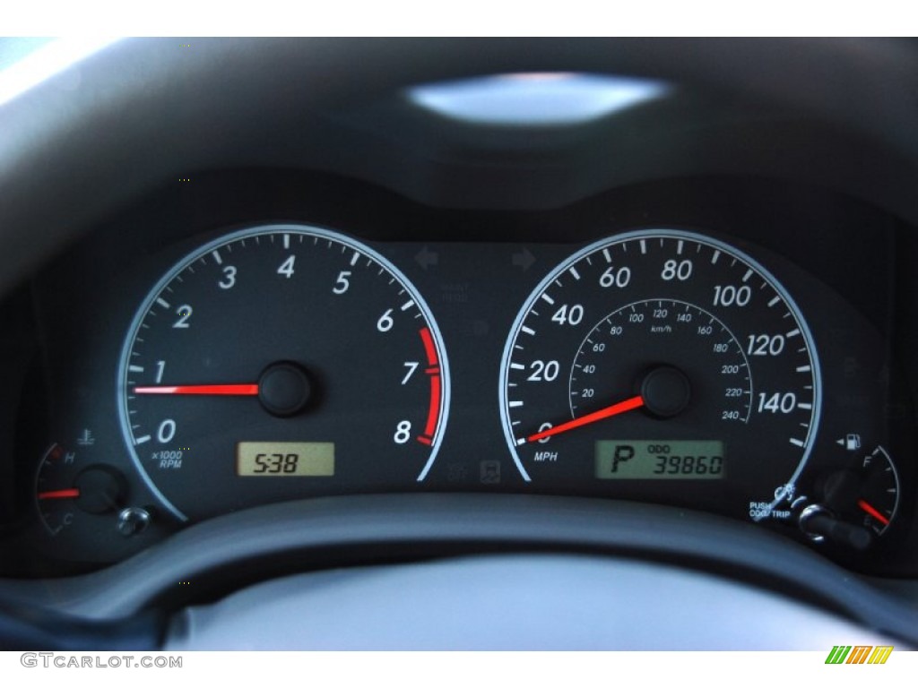 2009 Toyota Corolla LE Gauges Photo #59900171