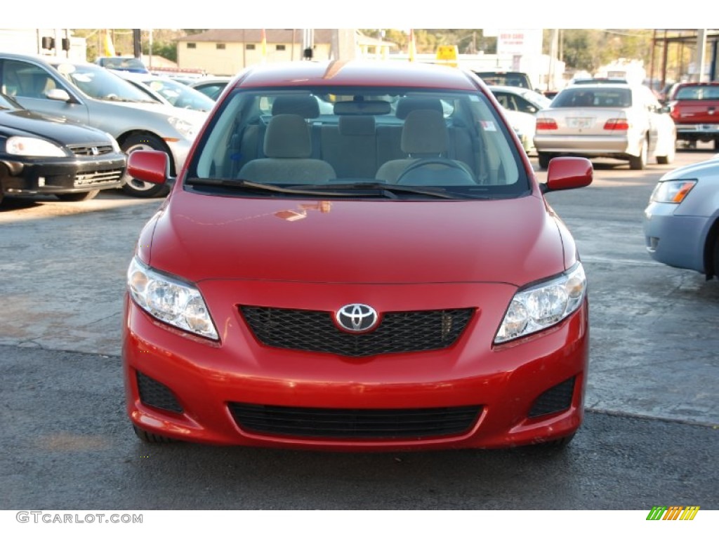 Barcelona Red Metallic 2009 Toyota Corolla LE Exterior Photo #59900372