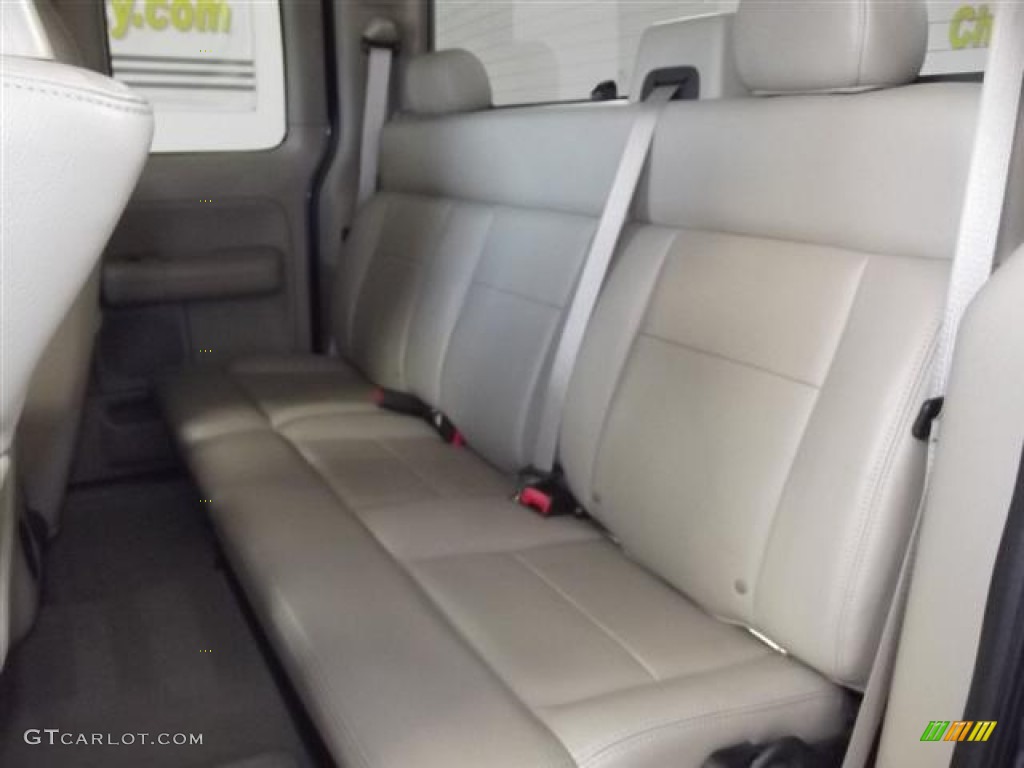 2006 F150 Lariat SuperCab - Medium Wedgewood Blue Metallic / Tan photo #10
