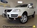 Campanella White 2004 Volkswagen Touareg V8