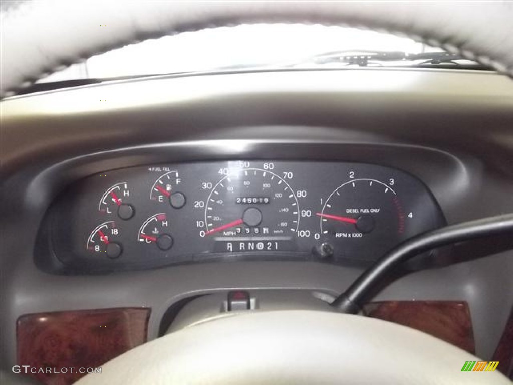 2001 Ford F250 Super Duty Lariat Super Crew 4x4 Gauges Photo #59901815