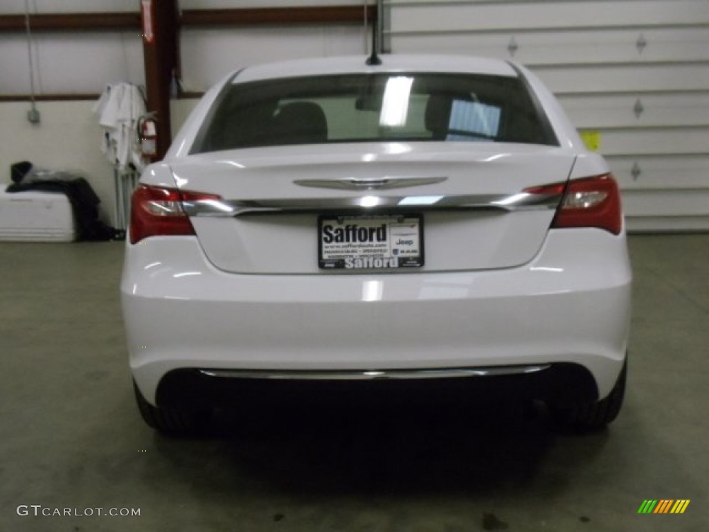 2012 200 Touring Sedan - Bright White / Black photo #4