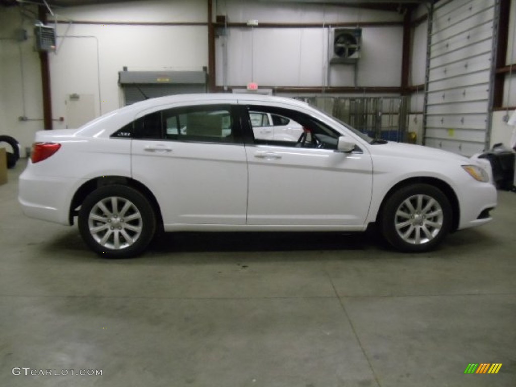 2012 200 Touring Sedan - Bright White / Black photo #6