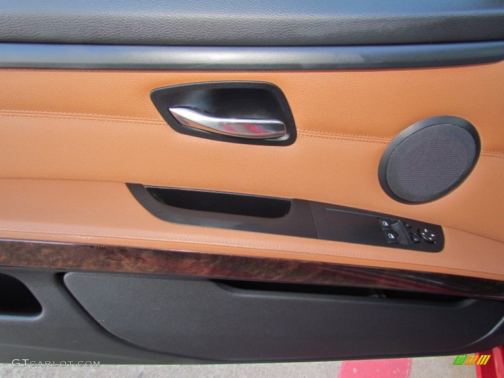 2009 3 Series 328i Coupe - Crimson Red / Saddle Brown Dakota Leather photo #12