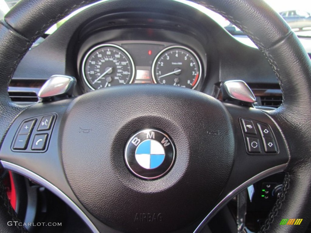 2009 3 Series 328i Coupe - Crimson Red / Saddle Brown Dakota Leather photo #14