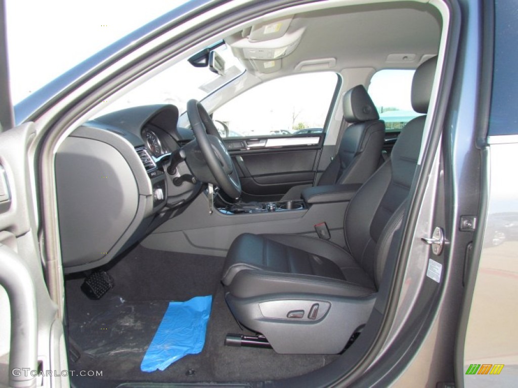 Black Anthracite Interior 2012 Volkswagen Touareg VR6 FSI Sport 4XMotion Photo #59902241